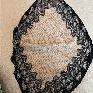 J. Jill Black and tan scarf.